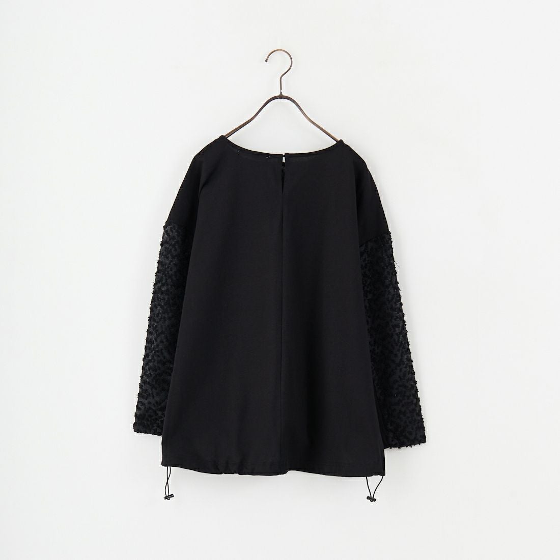 Jeans Factory Clothes [ジーンズファクトリークローズ] カットジャガード切替プルオーバー [151816] 09 ﾌﾞﾗｯｸ