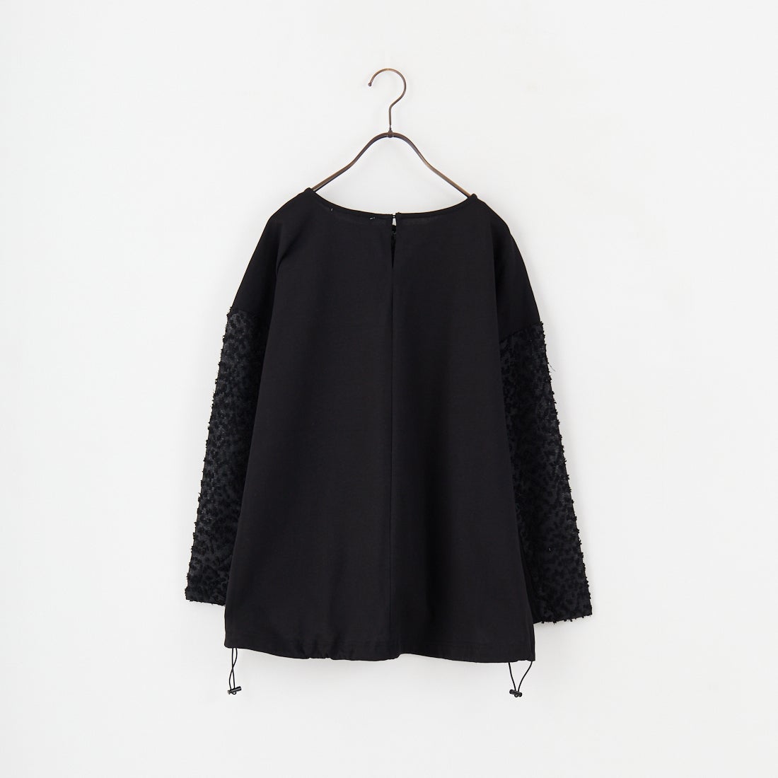 Jeans Factory Clothes [ジーンズファクトリークローズ] カットジャガード切替プルオーバー [151816] 09 ﾌﾞﾗｯｸ