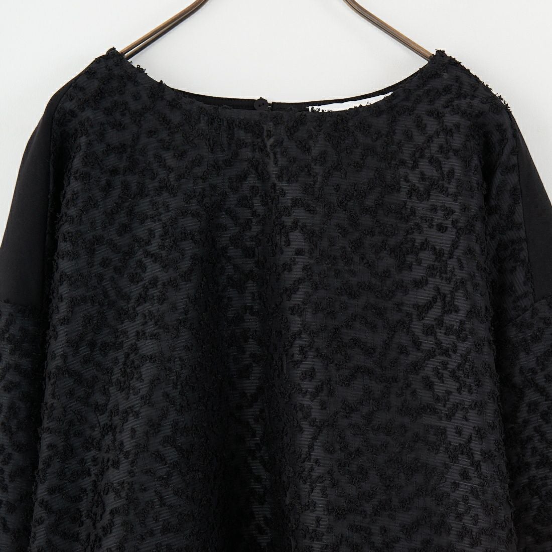 Jeans Factory Clothes [ジーンズファクトリークローズ] カットジャガード切替プルオーバー [151816] 09 ﾌﾞﾗｯｸ