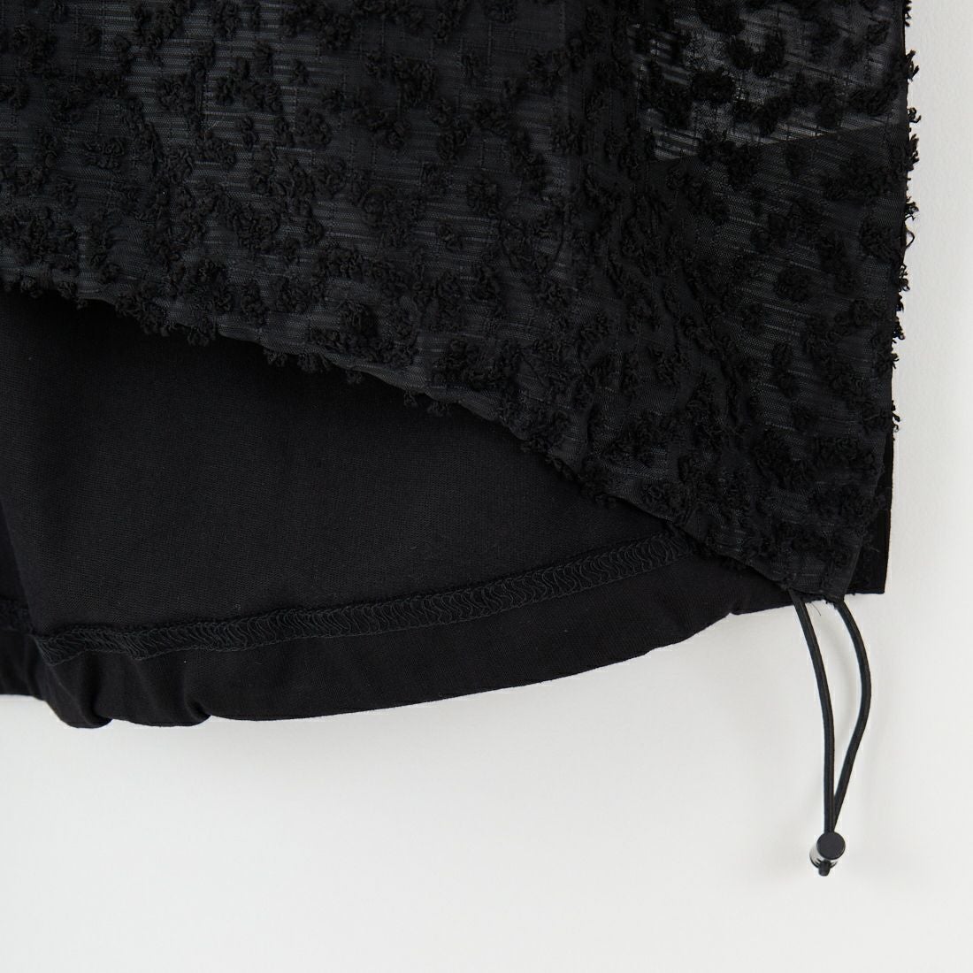 Jeans Factory Clothes [ジーンズファクトリークローズ] カットジャガード切替プルオーバー [151816] 09 ﾌﾞﾗｯｸ