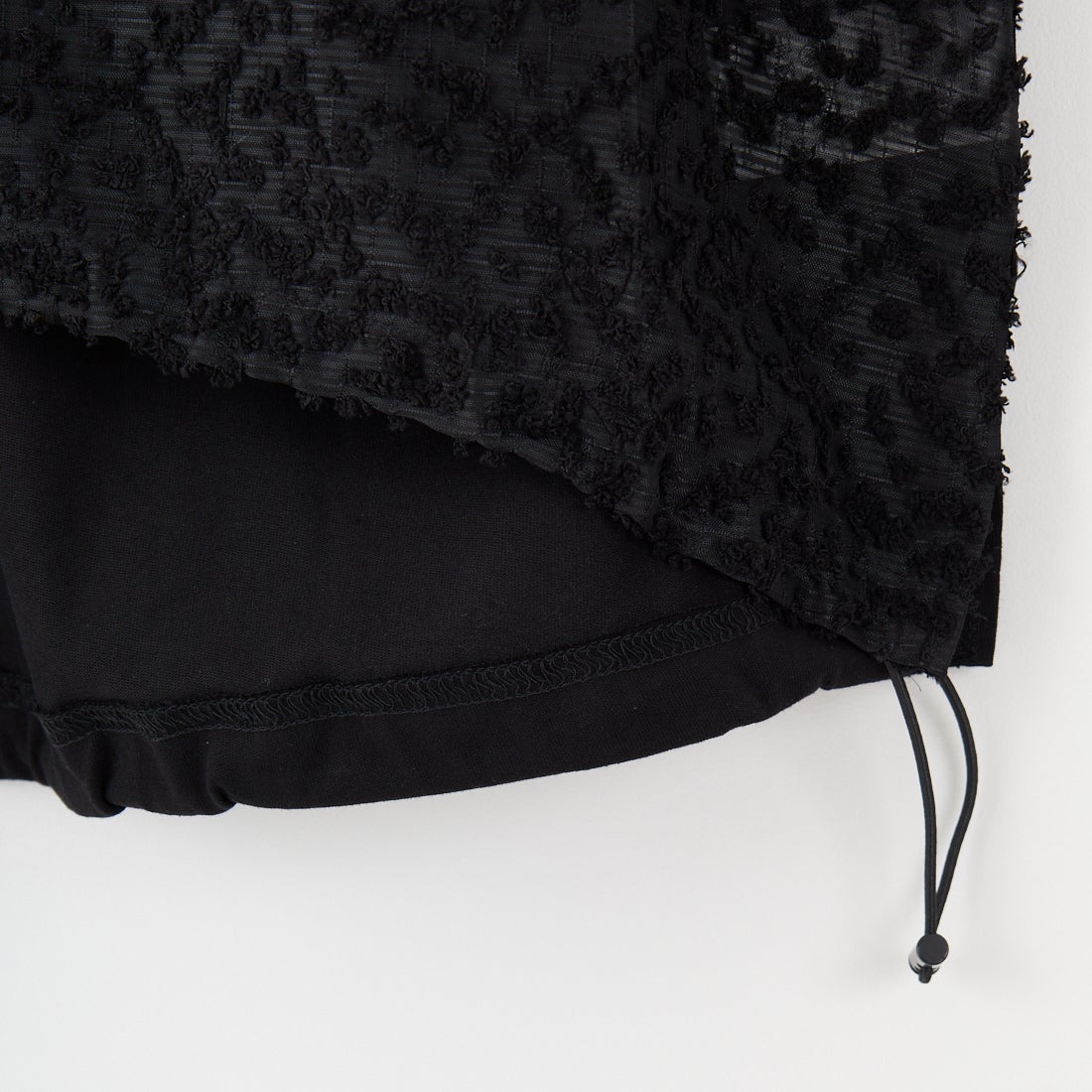 Jeans Factory Clothes [ジーンズファクトリークローズ] カットジャガード切替プルオーバー [151816] 09 ﾌﾞﾗｯｸ