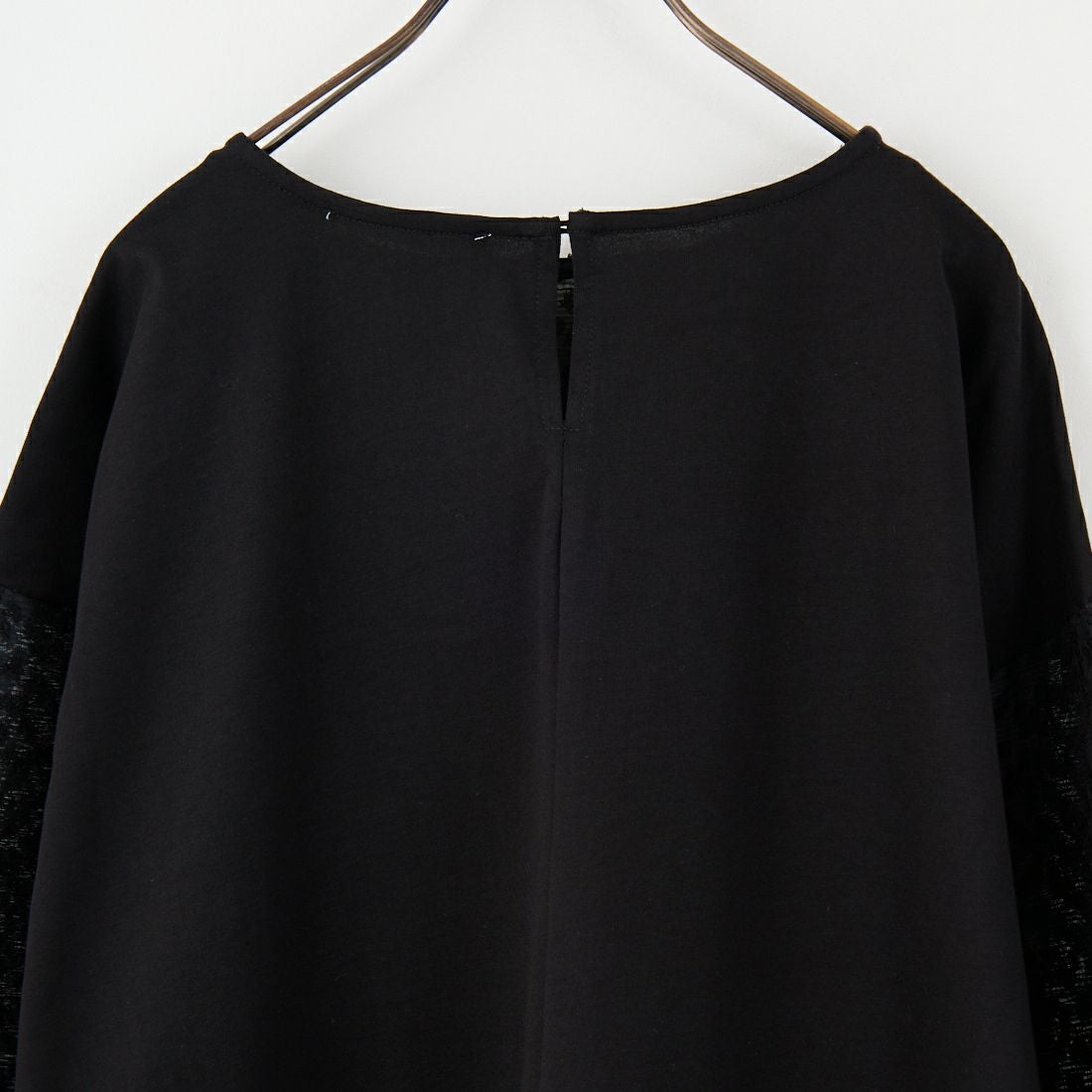 Jeans Factory Clothes [ジーンズファクトリークローズ] カットジャガード切替プルオーバー [151816] 09 ﾌﾞﾗｯｸ