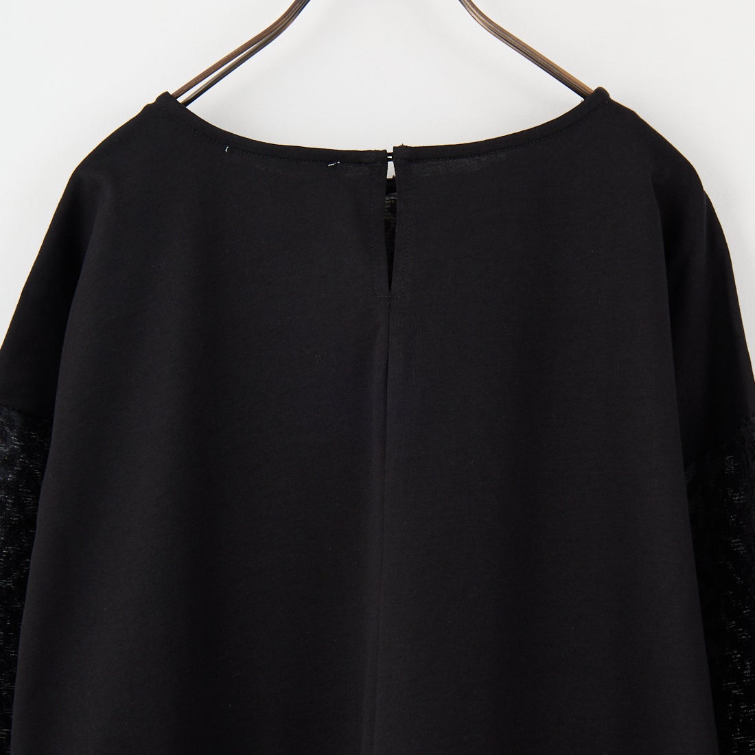 Jeans Factory Clothes [ジーンズファクトリークローズ] カットジャガード切替プルオーバー [151816] 09 ﾌﾞﾗｯｸ