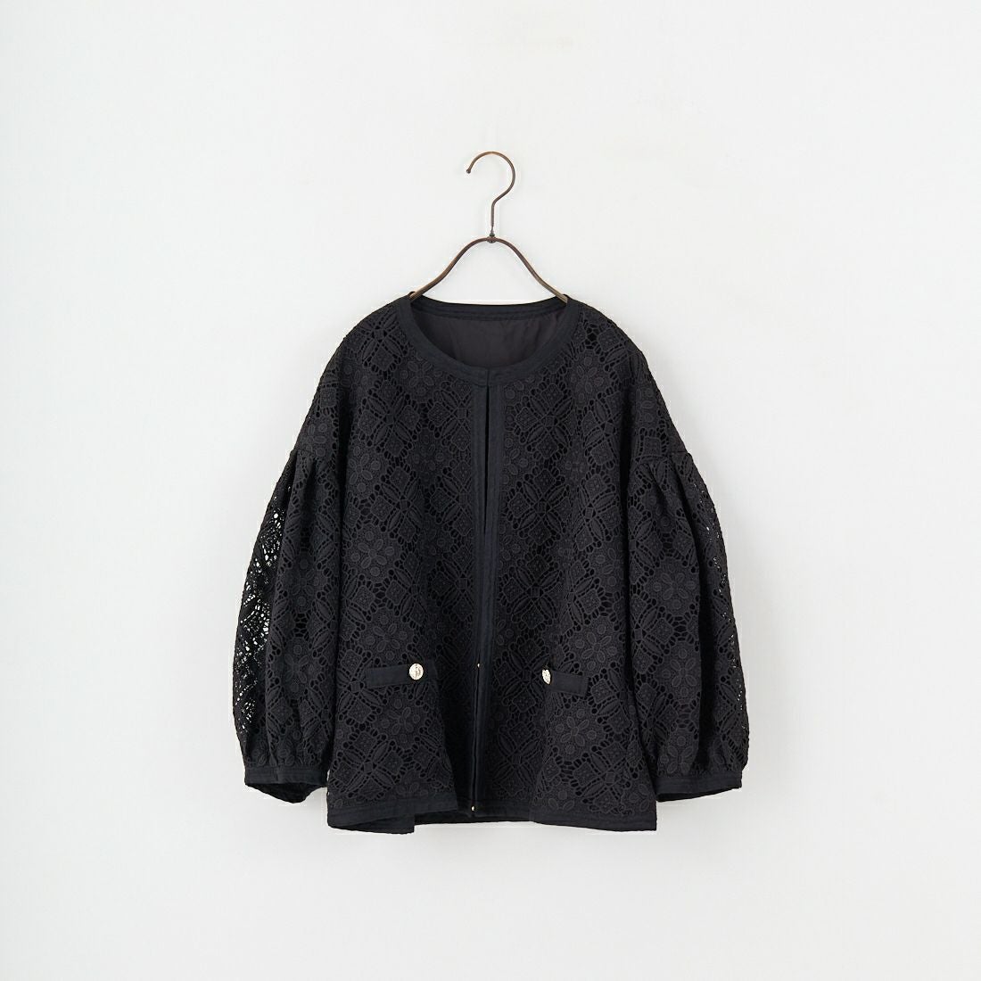 Jeans Factory Clothes [ジーンズファクトリークローズ] レースジャケット [147-28015] 09 ﾌﾞﾗｯｸ