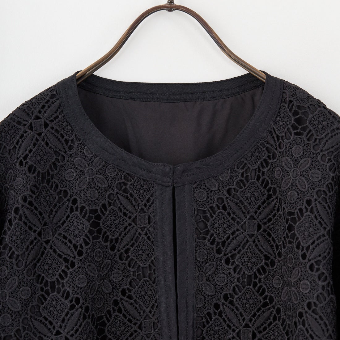 Jeans Factory Clothes [ジーンズファクトリークローズ] レースジャケット [147-28015] 09 ﾌﾞﾗｯｸ