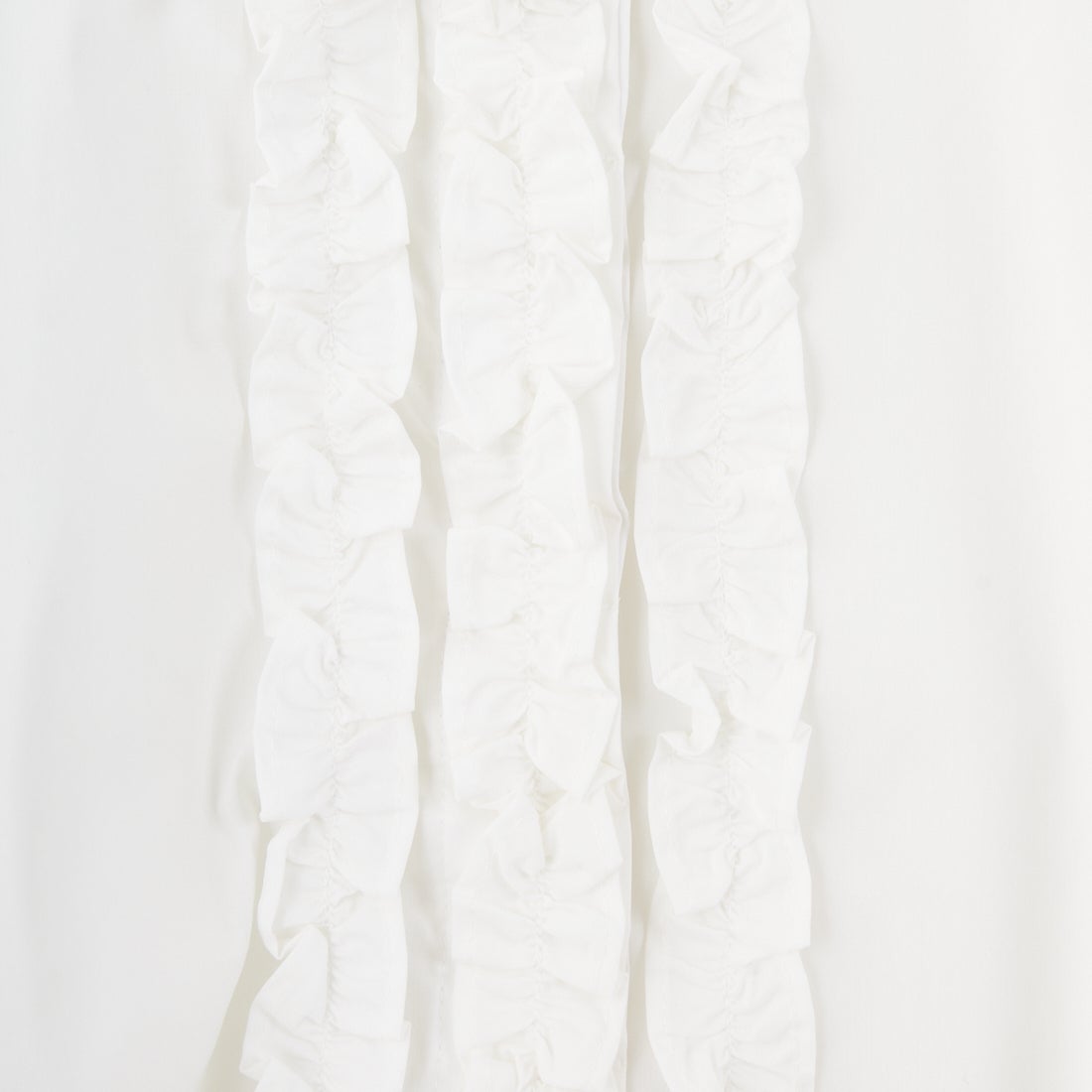 Jeans Factory Clothes [ジーンズファクトリークローズ] ストレッチフリルシャツ [L3118] 110 O.WHT