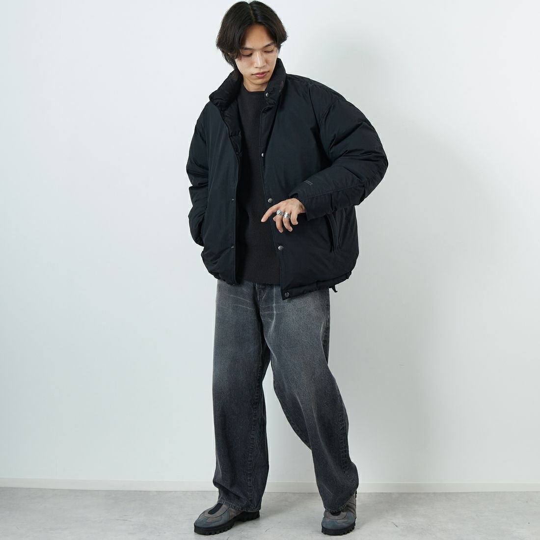 THE NORTH FACE [ザ ノースフェイス] オルタレーションシエラジャケット [ND92565] K &&モデル身長：179cm 着用サイズ：L&&