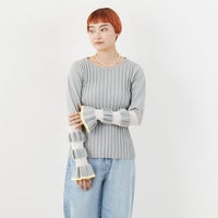 115 ｸﾞﾚｰ/ｲ&&モデル身長：160cm 着用サイズ：F&&