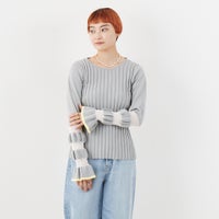 115 ｸﾞﾚｰ/ｲ&&モデル身長：160cm 着用サイズ：F&&