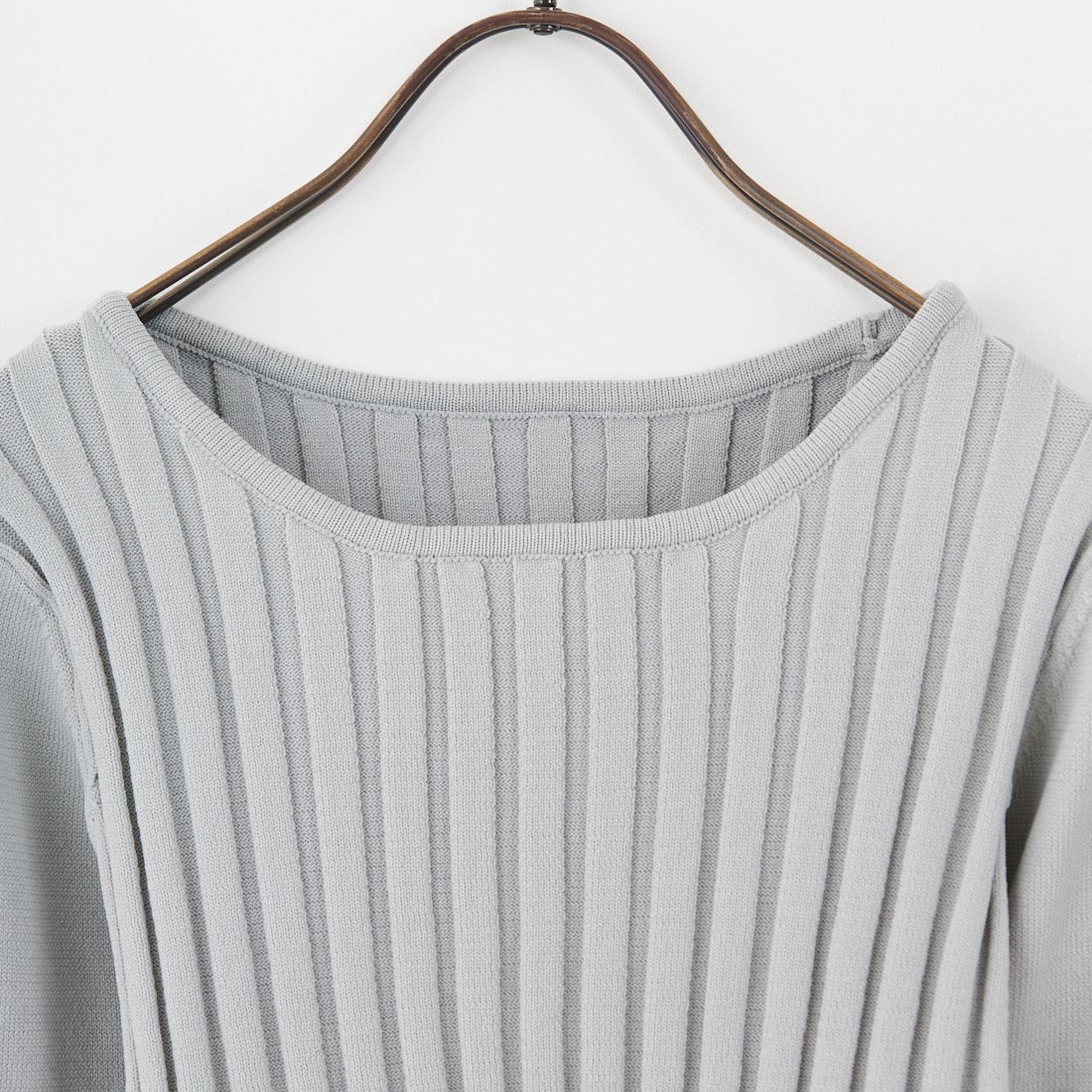 Jf Ready Made [ジェイエフレディメイド] ウェーブシアースリーブニット [650113] 115 ｸﾞﾚｰ/ｲ