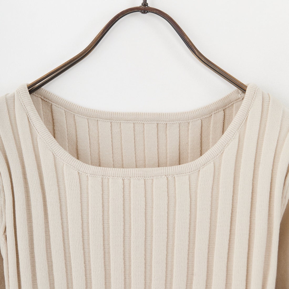 Jf Ready Made [ジェイエフレディメイド] ウェーブシアースリーブニット [650113] 116 ｸﾞﾚｰｼﾞ