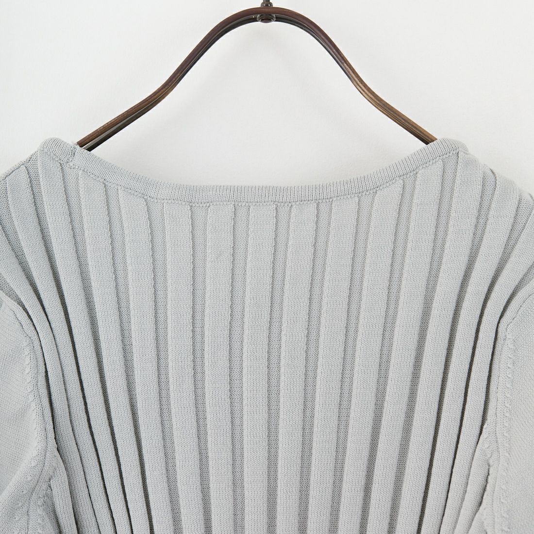 Jf Ready Made [ジェイエフレディメイド] ウェーブシアースリーブニット [650113] 115 ｸﾞﾚｰ/ｲ