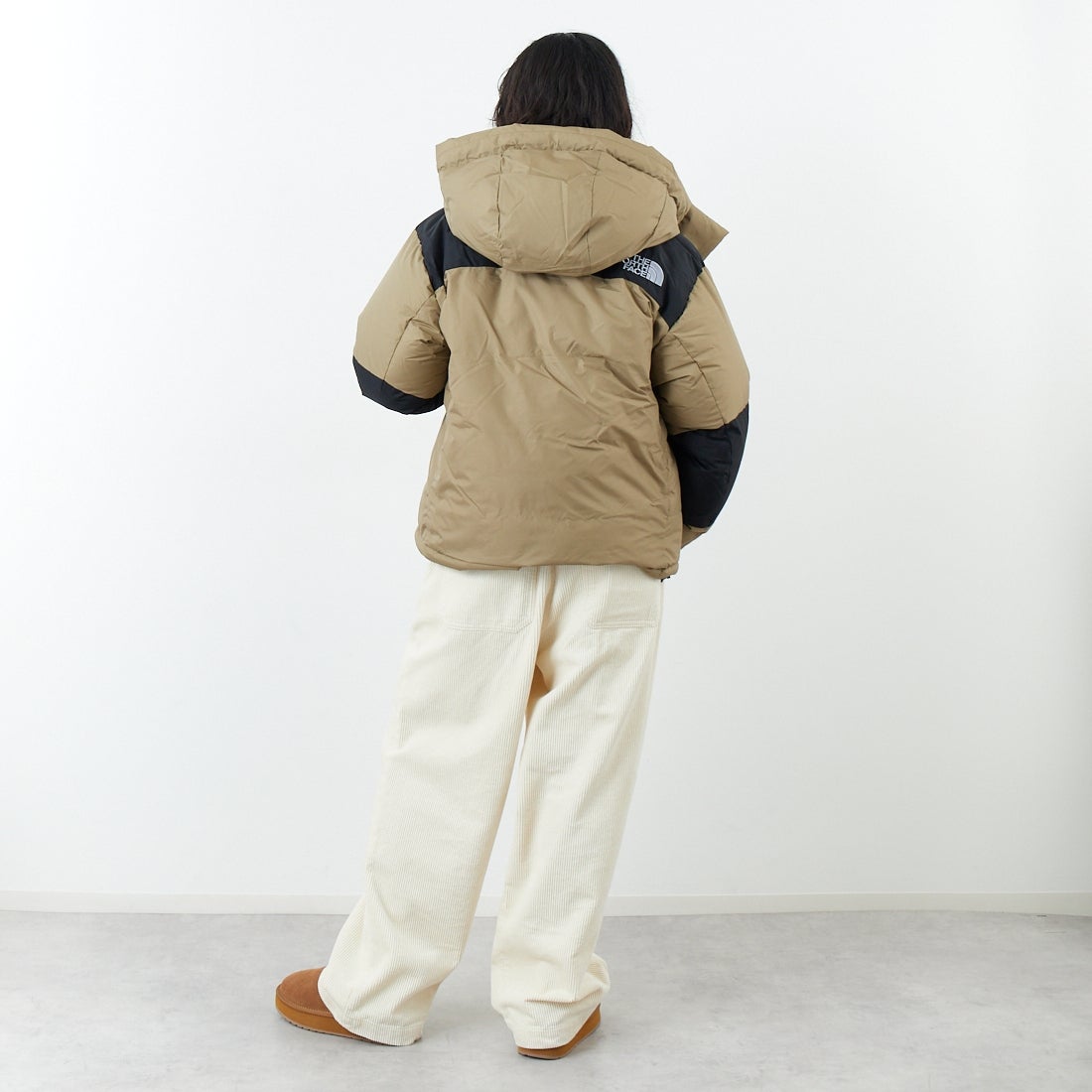 THE NORTH FACE [ザ ノースフェイス] ショートバルトロライトジャケット [NDW92551] CK&&モデル身長：162cm 着用サイズ：L&&