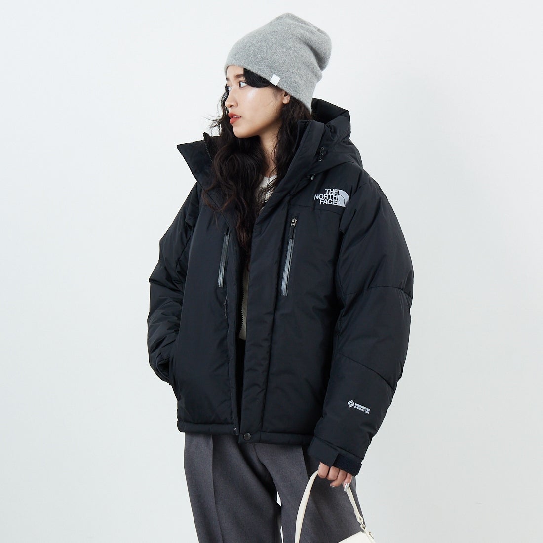 THE NORTH FACE [ザ ノースフェイス] バルトロライトジャケット [ND92551] K &&モデル身長：162cm 着用サイズ：XS&&