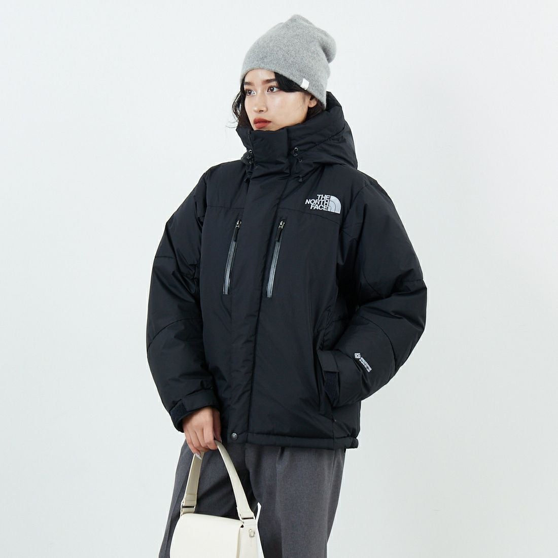 THE NORTH FACE [ザ ノースフェイス] バルトロライトジャケット [ND92551] K &&モデル身長：162cm 着用サイズ：XS&&