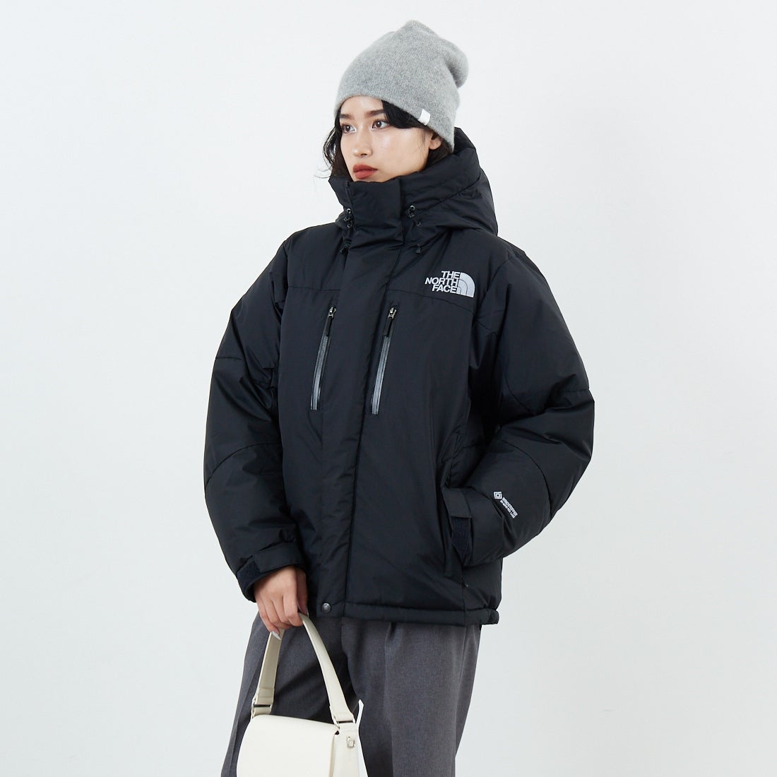THE NORTH FACE [ザ ノースフェイス] バルトロライトジャケット [ND92551] K &&モデル身長：162cm 着用サイズ：XS&&