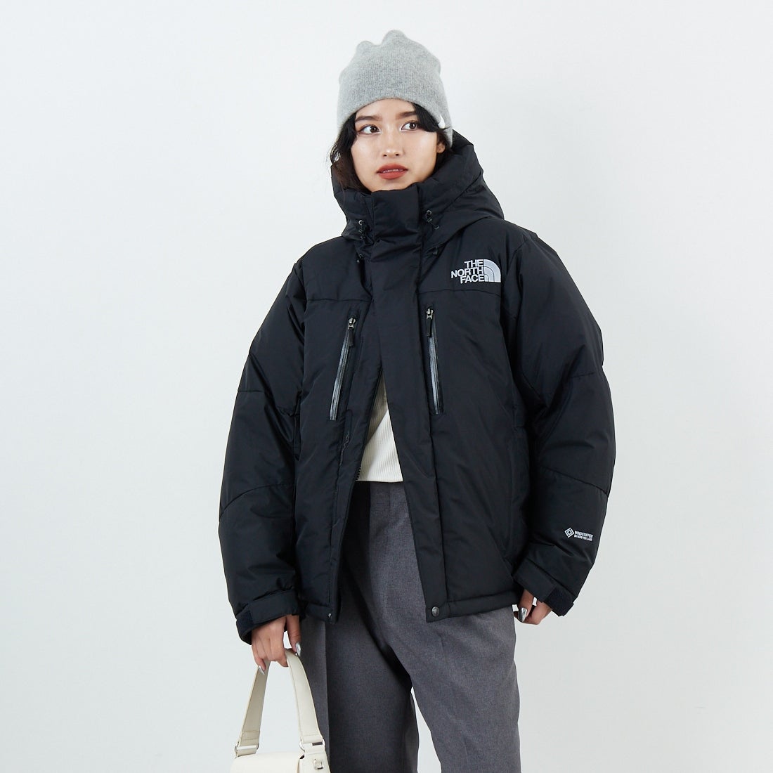 THE NORTH FACE [ザ ノースフェイス] バルトロライトジャケット [ND92551] K &&モデル身長：162cm 着用サイズ：XS&&