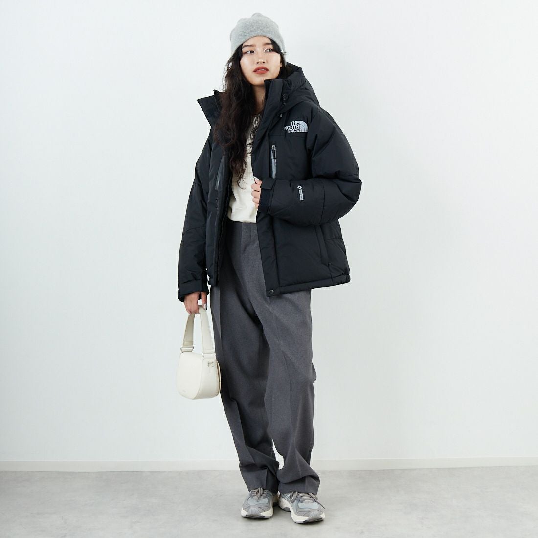 THE NORTH FACE [ザ ノースフェイス] バルトロライトジャケット [ND92551] K &&モデル身長：162cm 着用サイズ：XS&&