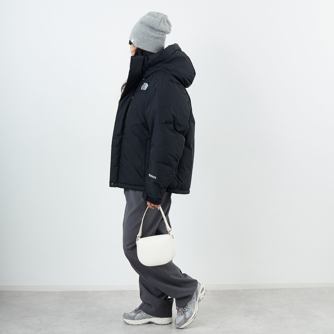 THE NORTH FACE [ザ ノースフェイス] バルトロライトジャケット [ND92551] K &&モデル身長：162cm 着用サイズ：XS&&