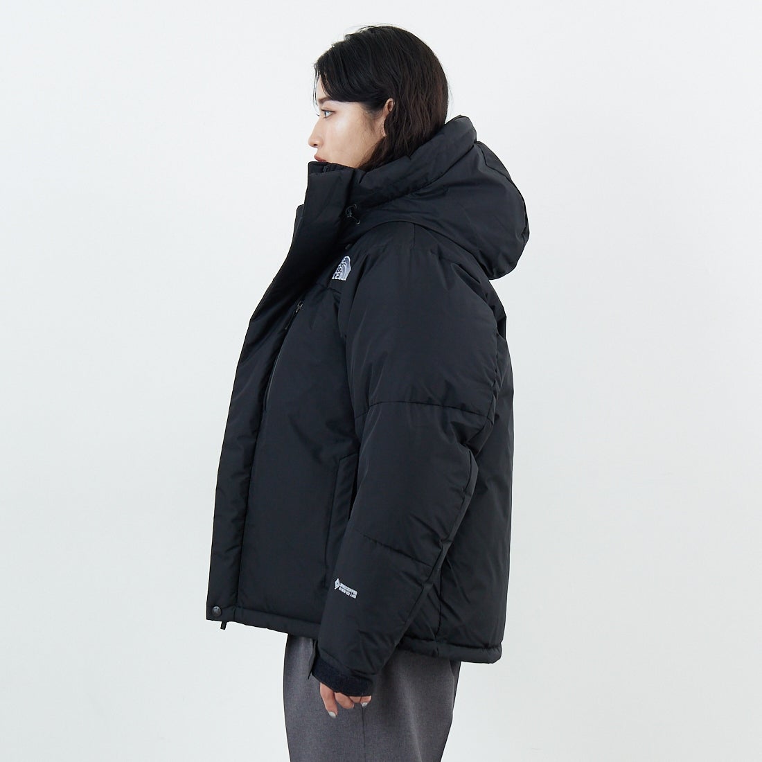 THE NORTH FACE [ザ ノースフェイス] バルトロライトジャケット [ND92551] K &&モデル身長：162cm 着用サイズ：XS&&