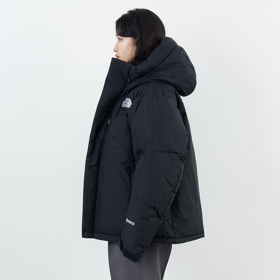 THE NORTH FACE [ザ ノースフェイス] バルトロライトジャケット [ND92551] K &&モデル身長：162cm 着用サイズ：S&&