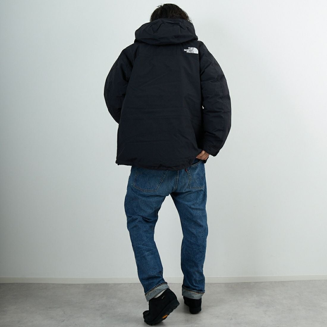 THE NORTH FACE [ザ ノースフェイス] マウンテンダウンジャケット [ND92549] K &&モデル身長：179cm 着用サイズ：L&&