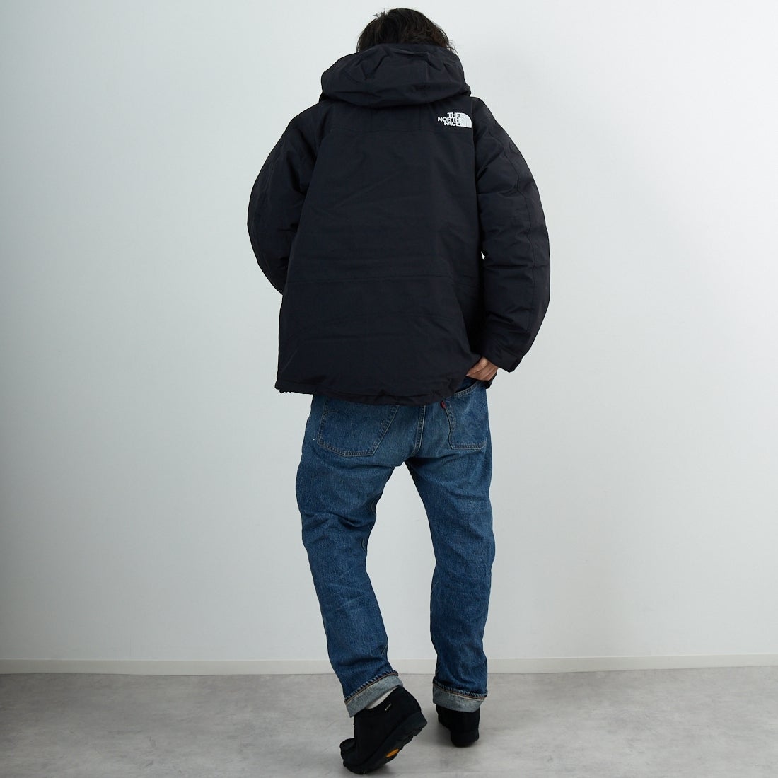 THE NORTH FACE [ザ ノースフェイス] マウンテンダウンジャケット [ND92549] K &&モデル身長：179cm 着用サイズ：L&&
