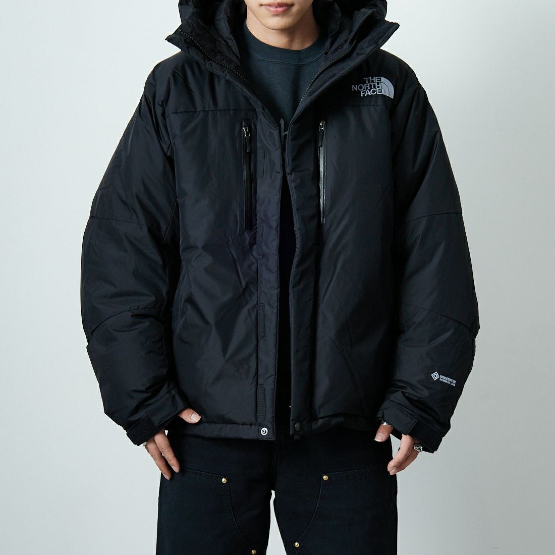 THE NORTH FACE [ザ ノースフェイス] バルトロライトジャケット [ND92551] K &&モデル身長：179cm 着用サイズ：XL&&