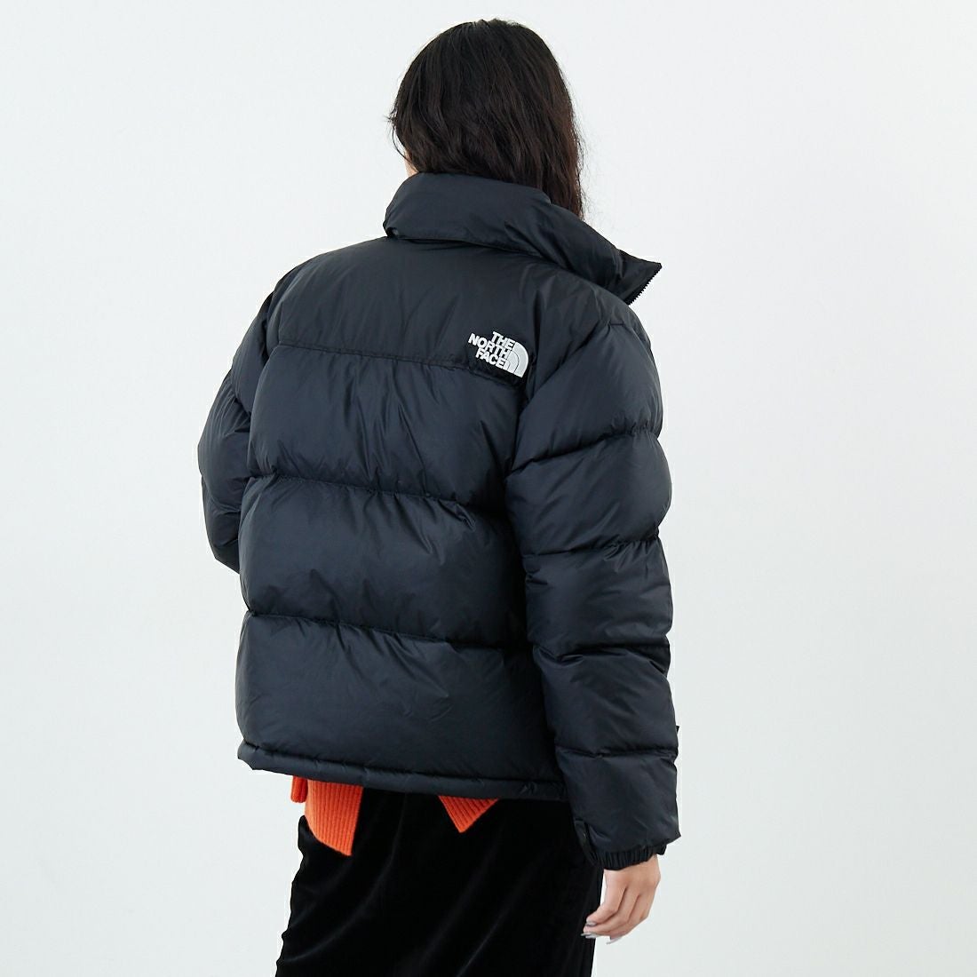 THE NORTH FACE [ザ ノースフェイス] ショートヌプシジャケット [NDW92555] K &&モデル身長：162cm 着用サイズ：XL&&