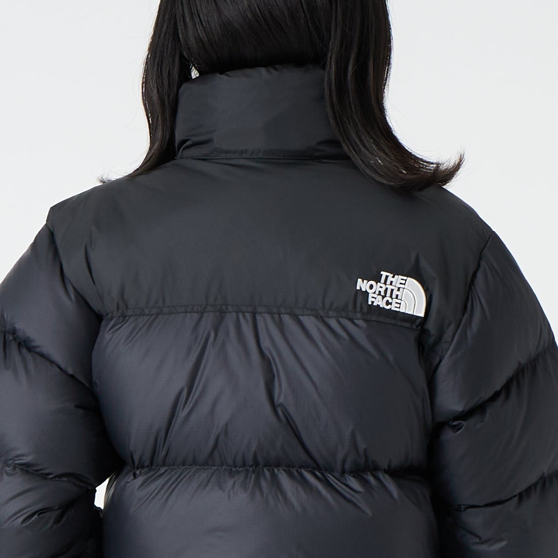 THE NORTH FACE [ザ ノースフェイス] ショートヌプシジャケット [NDW92555] K &&モデル身長：162cm 着用サイズ：M&&