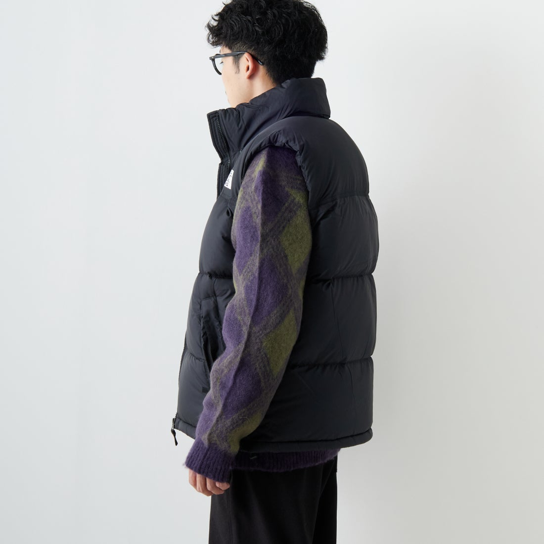 THE NORTH FACE [ザ ノースフェイス] ヌプシベスト [ND92557] K &&モデル身長：167cm 着用サイズ：M&&