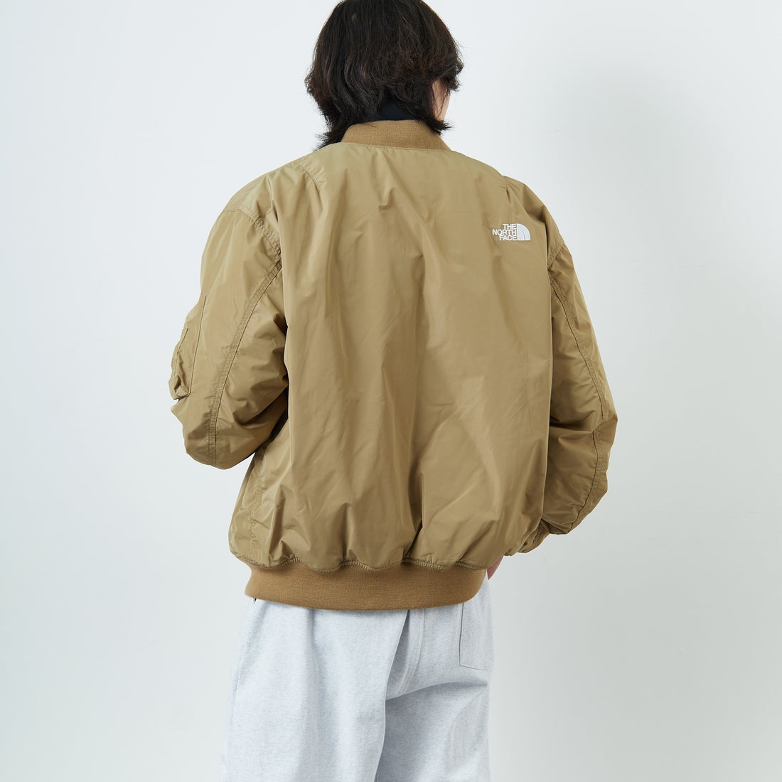 THE NORTH FACE [ザ ノースフェイス] インサレーションボンバージャケット [NY82552] CK &&モデル身長：179cm 着用サイズ：L&&