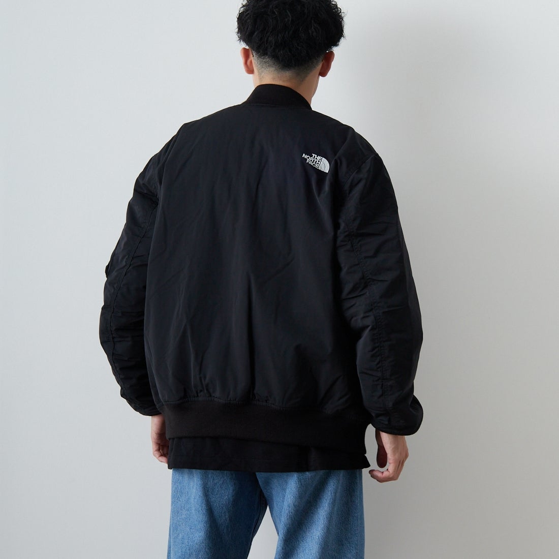 THE NORTH FACE [ザ ノースフェイス] インサレーションボンバージャケット [NY82552] K &&モデル身長：167cm 着用サイズ：L&&