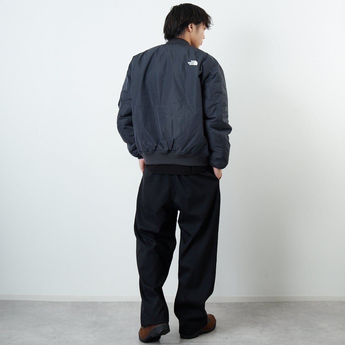 THE NORTH FACE [ザ ノースフェイス] インサレーションボンバージャケット [NY82552] AG &&モデル身長：179cm 着用サイズ：M&&