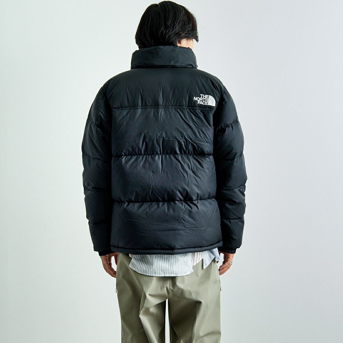 THE NORTH FACE [ザ ノースフェイス] ヌプシジャケット [ND92555] K &&モデル身長：179cm 着用サイズ：L&&