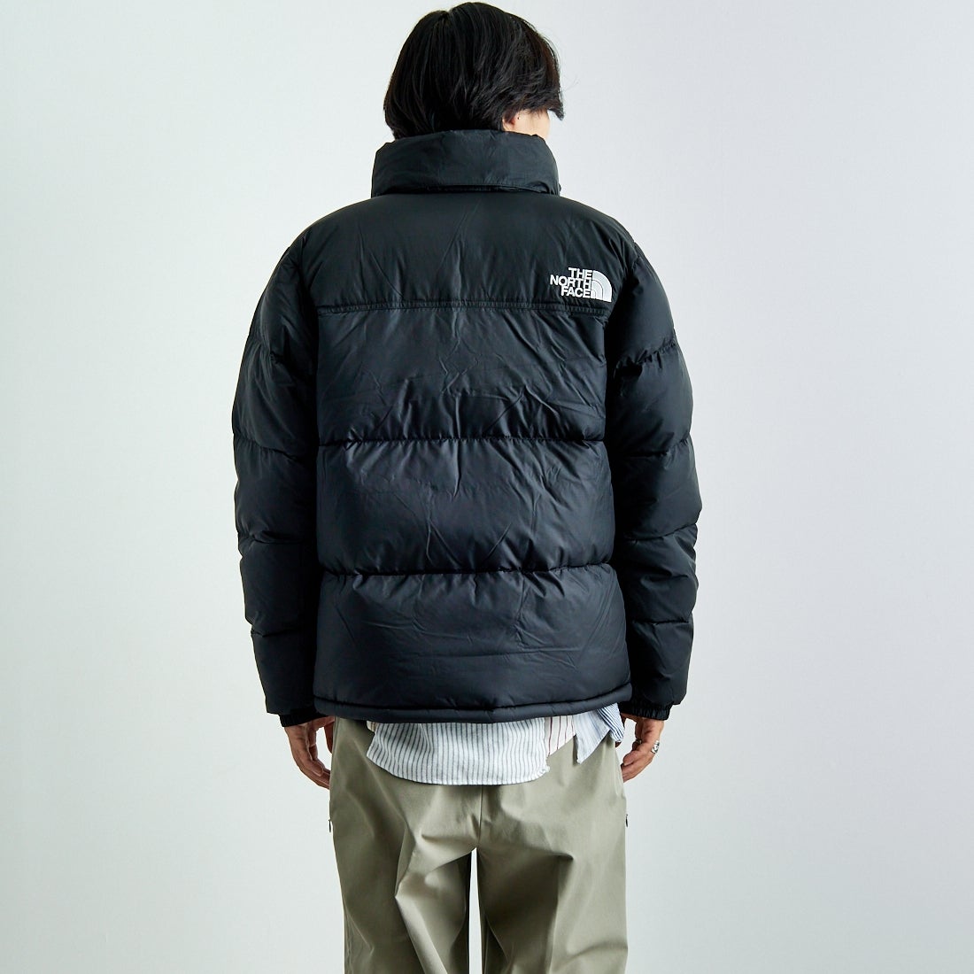 THE NORTH FACE [ザ ノースフェイス] ヌプシジャケット [ND92555] K &&モデル身長：179cm 着用サイズ：L&&