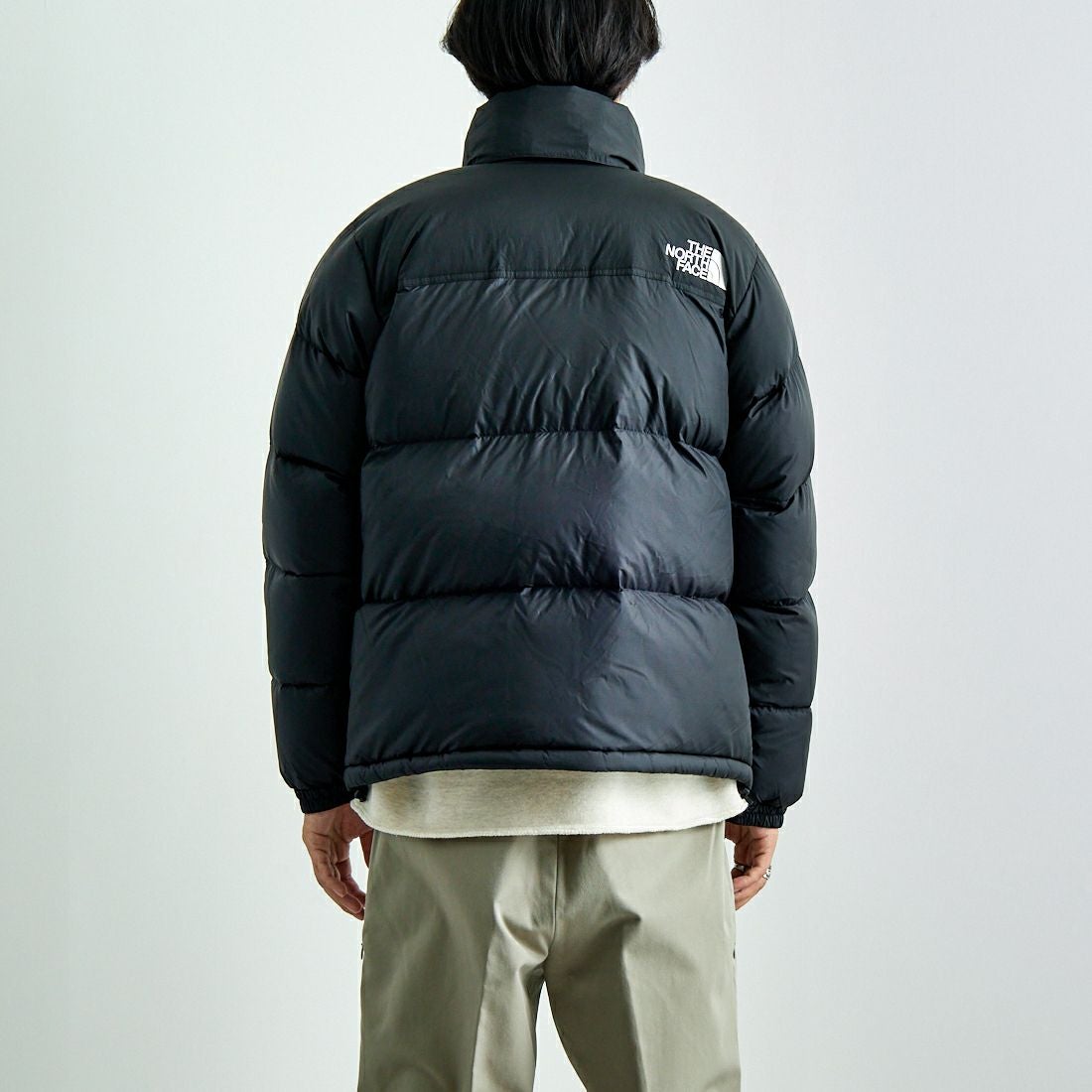 THE NORTH FACE [ザ ノースフェイス] ヌプシジャケット [ND92555] K &&モデル身長：179cm 着用サイズ：M&&