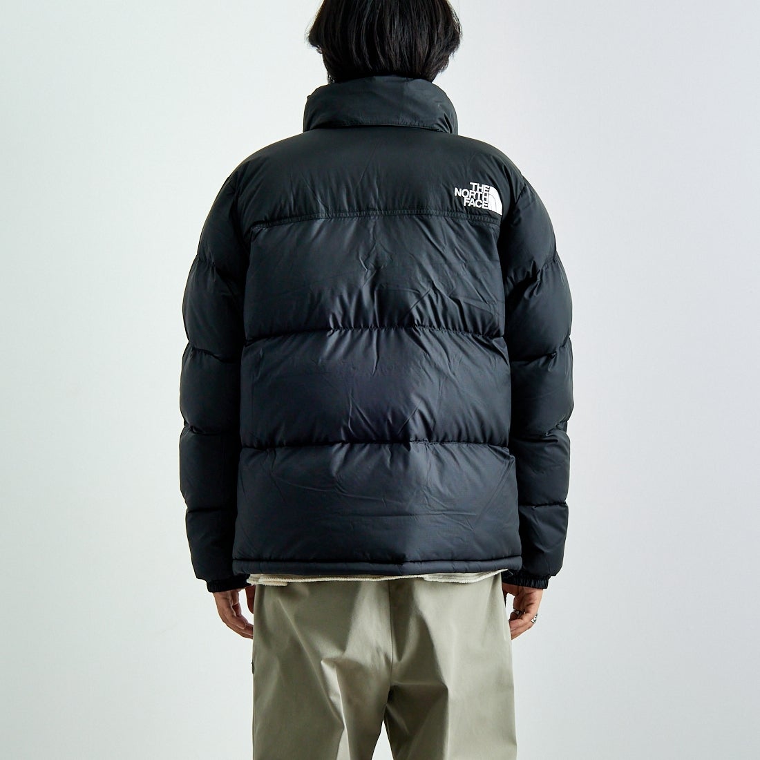 THE NORTH FACE [ザ ノースフェイス] ヌプシジャケット [ND92555] K &&モデル身長：179cm 着用サイズ：L&&