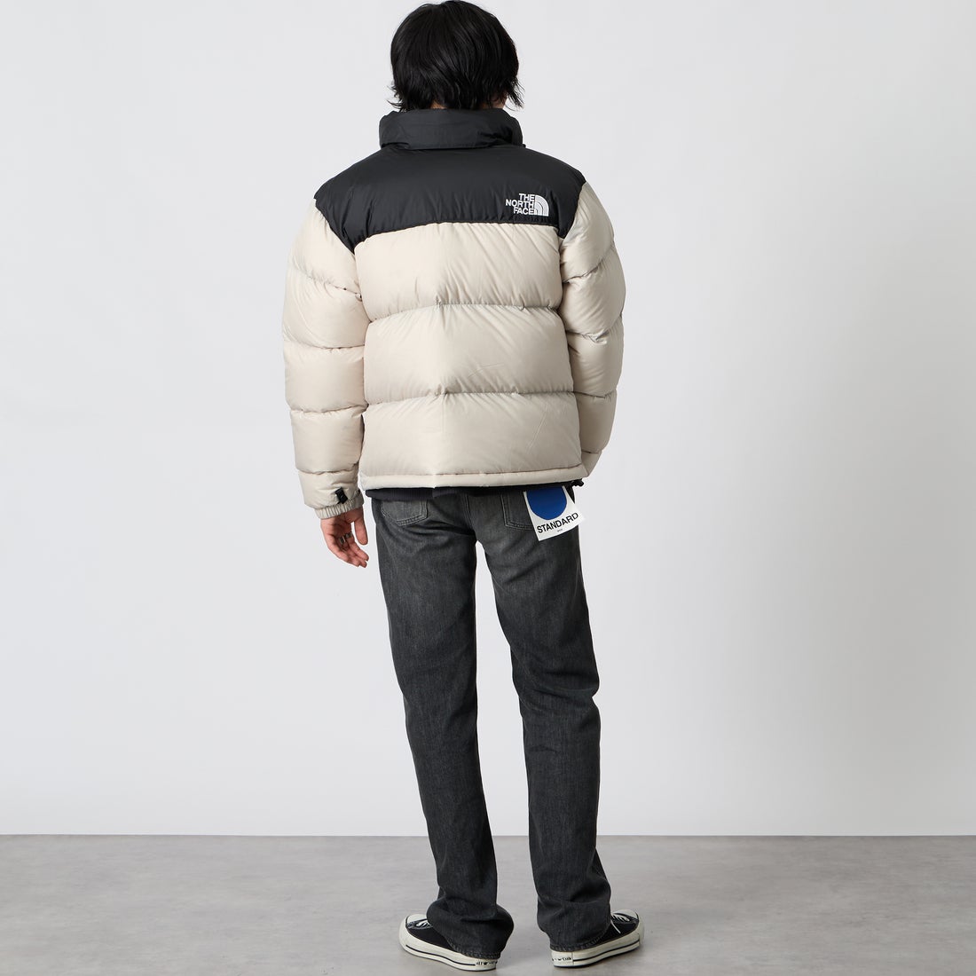 THE NORTH FACE [ザ ノースフェイス] ヌプシジャケット [ND92555] FK &&モデル身長：177cm 着用サイズ：M&&