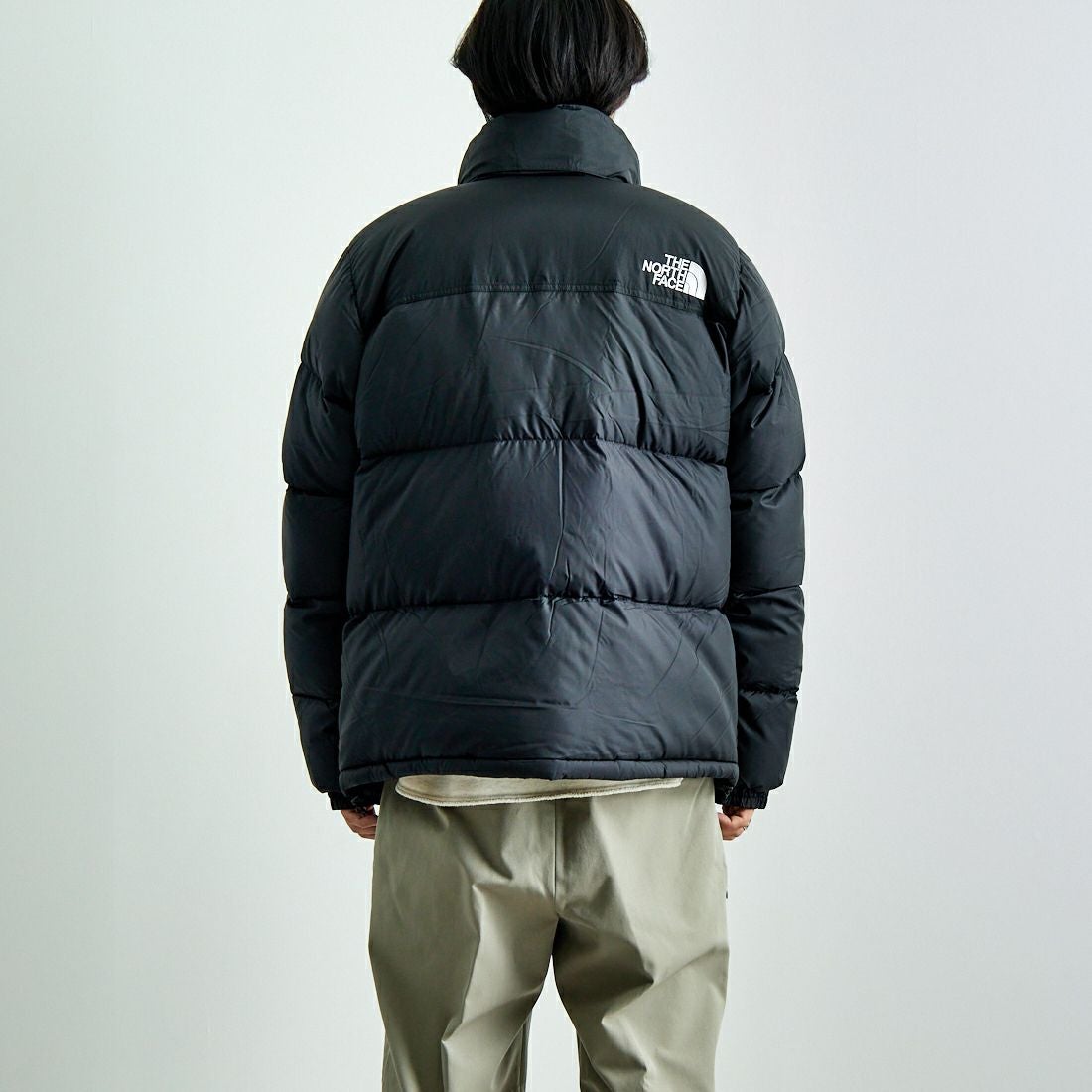 THE NORTH FACE [ザ ノースフェイス] ヌプシジャケット [ND92555] K &&モデル身長：179cm 着用サイズ：XL&&
