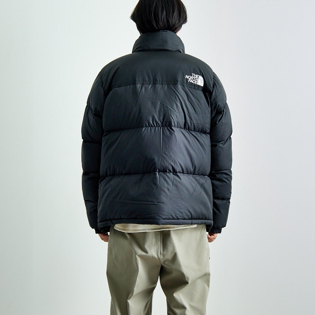 THE NORTH FACE [ザ ノースフェイス] ヌプシジャケット [ND92555] K &&モデル身長：179cm 着用サイズ：XL&&