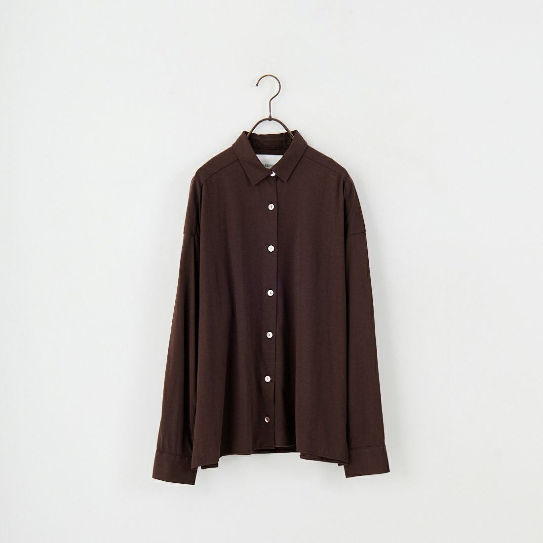 marmors [マルモア] ALBINI カットソーシャツ [0225301102] BROWN