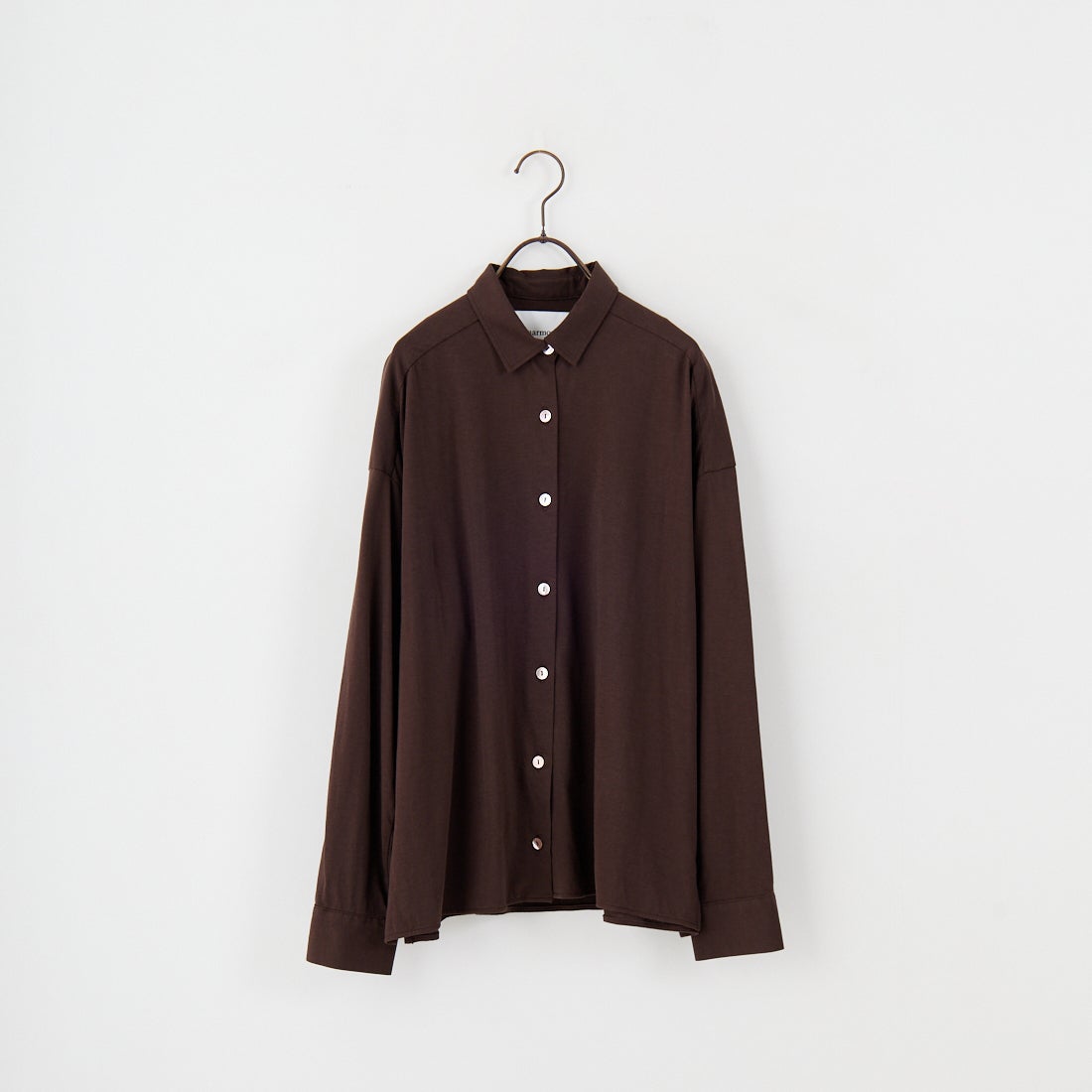 marmors [マルモア] ALBINI カットソーシャツ [0225301102] BROWN