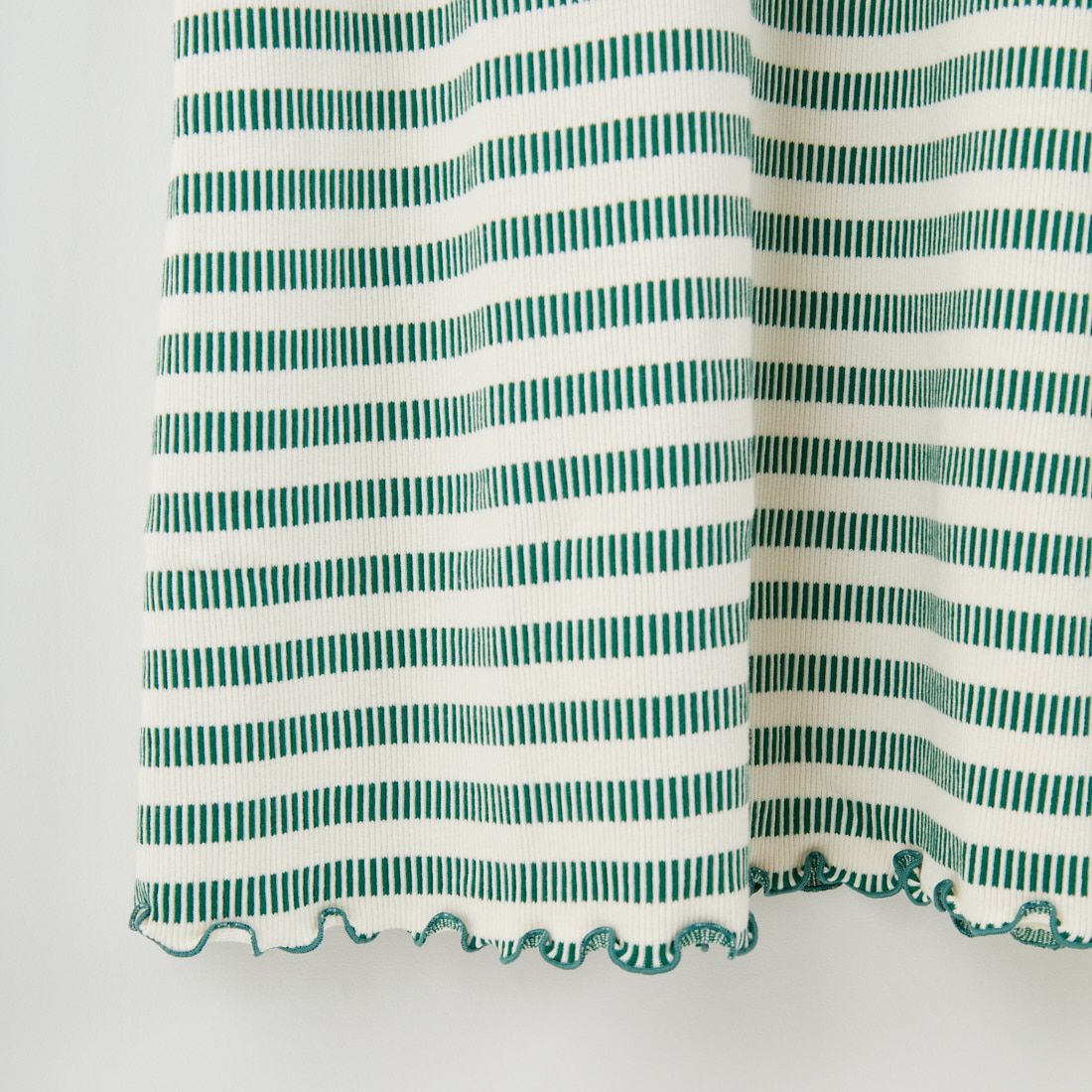 MEYAME [メヤメ] ボーダースリーブレスドレス [MEY-1863] GREEN