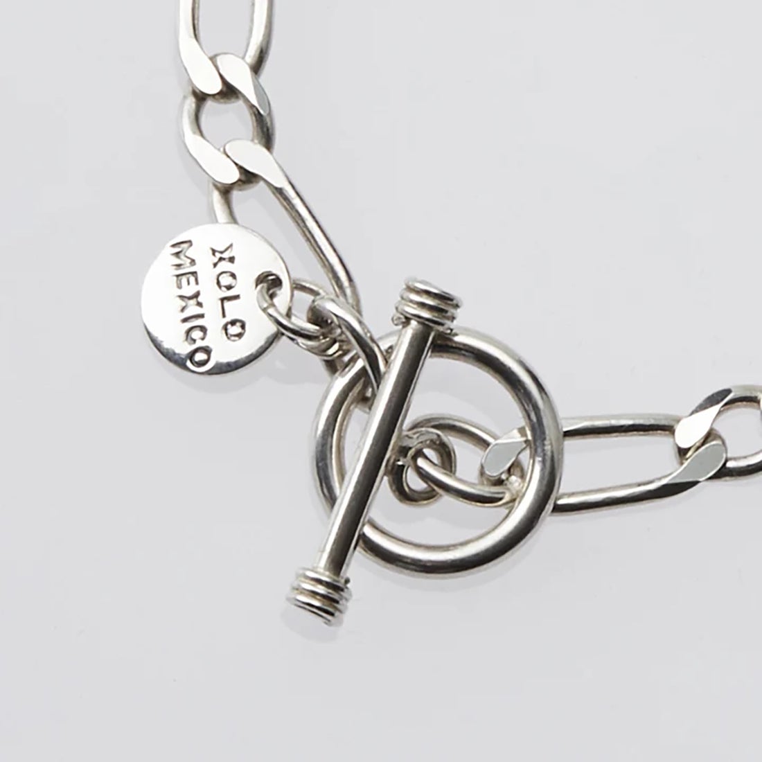 XOLO JEWELRY [ショロジュエリー] オーバル ミューチャルリンクブレスレット 6mm [XOB009-19] SILVER