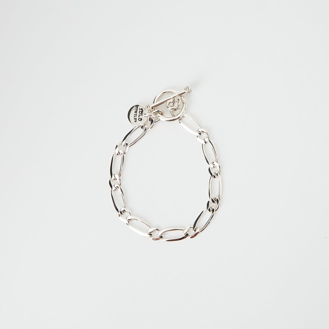 XOLO JEWELRY [ショロジュエリー] オーバル ミューチャルリンクブレスレット 6mm [XOB009-19] SILVER