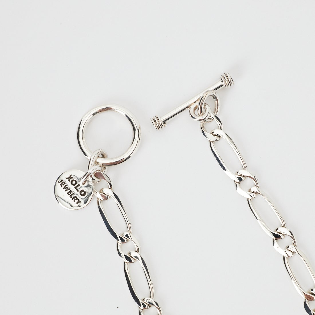 XOLO JEWELRY [ショロジュエリー] オーバル ミューチャルリンクブレスレット 6mm [XOB009-19] SILVER