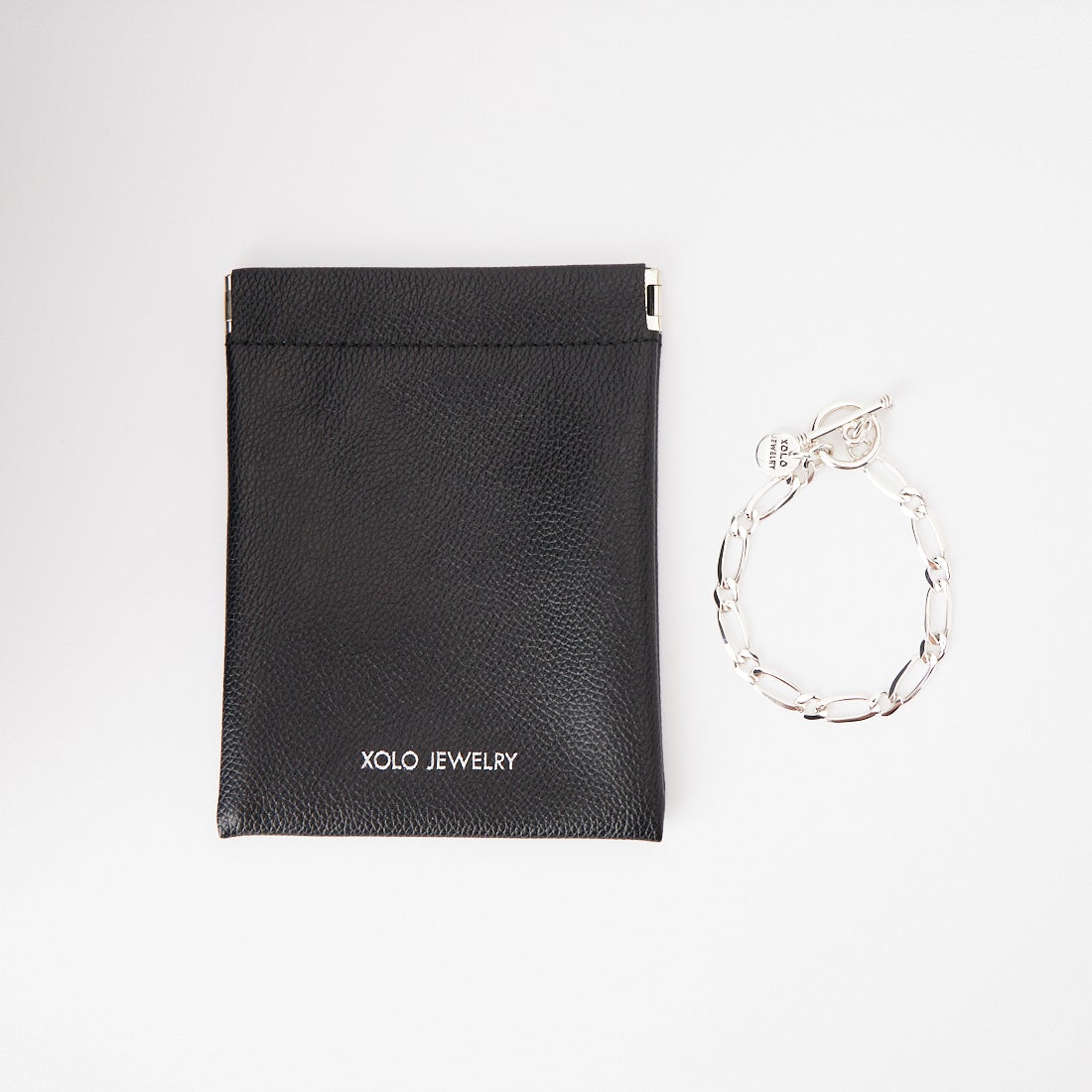 XOLO JEWELRY [ショロジュエリー] オーバル ミューチャルリンクブレスレット 6mm [XOB009-19] SILVER