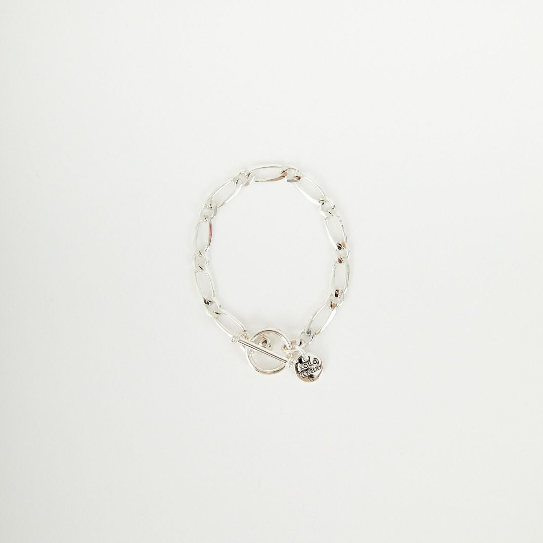 XOLO JEWELRY [ショロジュエリー] オーバル ミューチャルリンクブレスレット 6mm [XOB009-19] SILVER
