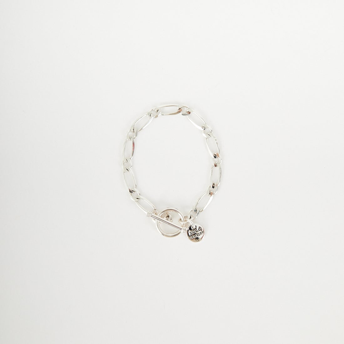 XOLO JEWELRY [ショロジュエリー] オーバル ミューチャルリンクブレスレット 6mm [XOB009-19] SILVER